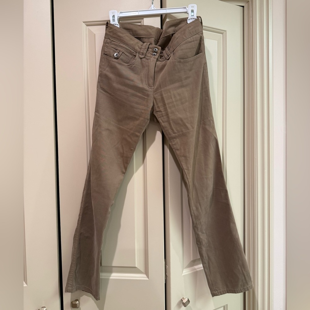 Plein Sud Tan Pant - Double Button